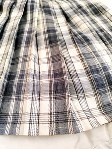 Plaid Pleated Skirt