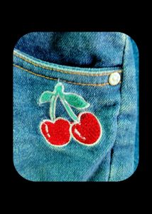 Cute Cherry Denim Shorts