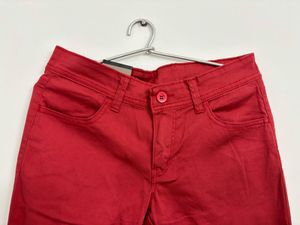 Red Casual Pants