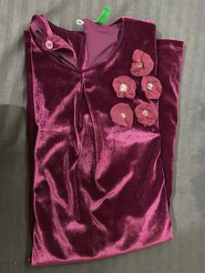 UCB Velvet Partywear Dress(8-10years)