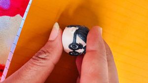 Handmade Clay Keychain For Harry Potter Fans