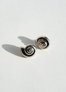 Spiral Silver Earrings