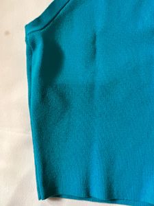 Blue Crop Top