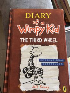 dairy of wimpy kid.       the third wheel