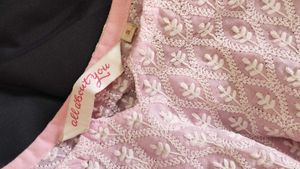Embroidered Chikankari Pink Straight Kurta💕🍁