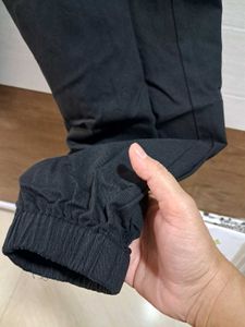 Popnetic Black Joggers With Multi Pockets