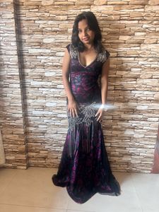 Stunning Beaded Evening Gown