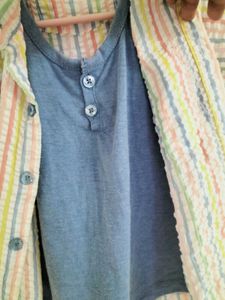 Shirt With Attached Tshirt