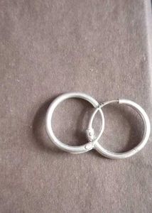 Silver Hoop Earrings