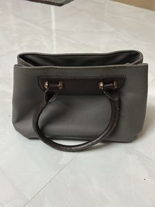 Grey Handbag Braught In Bangkok Market