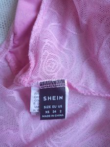SHEIN Y2K Pink Tube Top