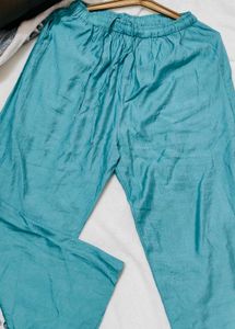 Turquoise Embellished Two-Piece Co-ord Set