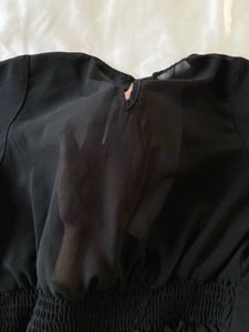 Shein Black Crop Top