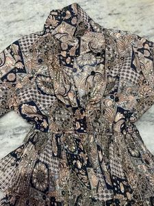 Boho Chic Paisley Print Dress