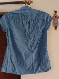 Blue Button-Down Shirt