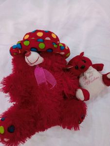 Soft Toy Teddy With Baby