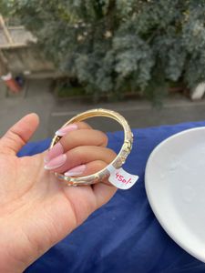 Floral Enamel Bangle Bracelets single