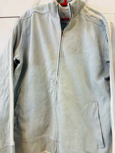Sky Blue Jacket Very Thick For Winters