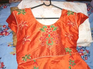 Two Dresses Green Orange Combo ✨