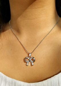 Bow Pendant Necklace