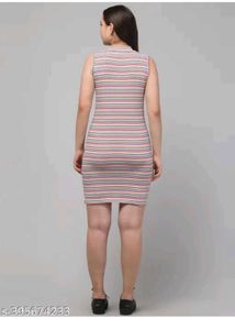 Striped Bodycon Dress