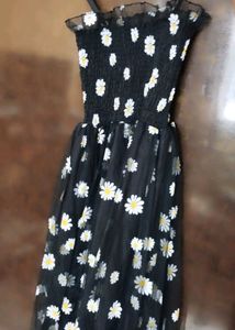 Net Floral Dress