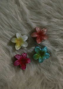 Floral mini Hair claw Accessories