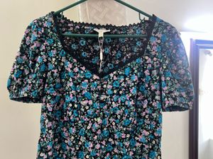 New monsoon Floral Sweetheart Top