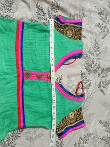 Gorgeous Green Embroidered Anarkali