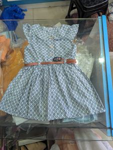 Frock With Belt Upto 1 Year To 5 Years