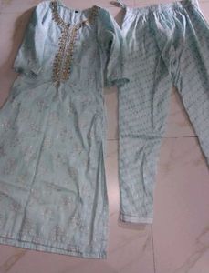 Floral 2 Piece Mirrorwork Kurti