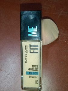 MAYBELLINE NEW YORK FIT ME FOUNDATION IN SHADE 118