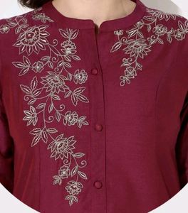 Sangria Burgundy Kurta Set