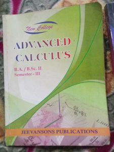 Bs./Bsc.Maths Books 2 Nd Yr(3rd Semester),Haryan