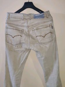 Cream Colour Jeans Pant