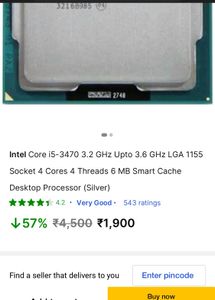 Intel Core i5-3470 CPU Processor
