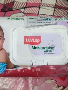 LuvLap Moisturizing Wipes - 72 Count