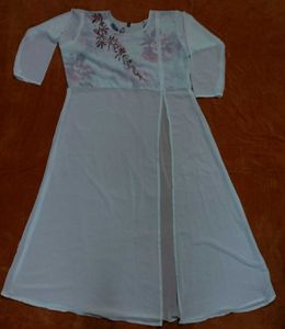Very Beautiful Long Said Kat Kurti With Skirts