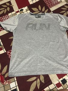 Gray RUN T-Shirt
