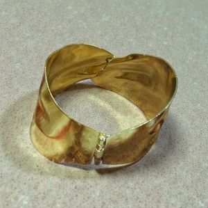 Gold Tone Cuff Bracelet