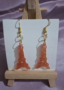 Eiffel Tower Handmade resin Earrings