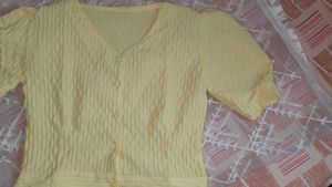 Butter Yellow Crop Top