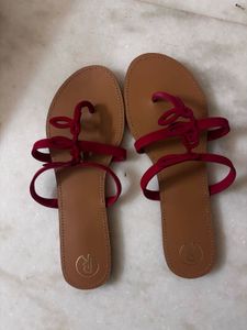 Red Flats &amp; Sandals