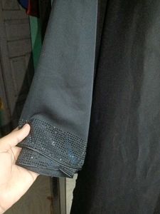 Elegant Black Ethnic Burqa