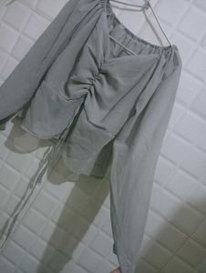 Vintage Off Shoulder Crop Top For Women