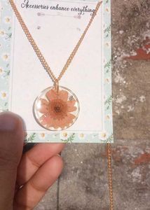 Handmade Resin Flower Necklaces