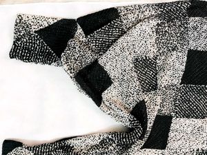 Y2k Patterned Monochromatic Knit Top D