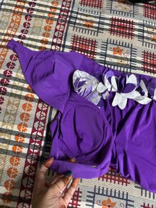 Elegant Purple Evening Gown