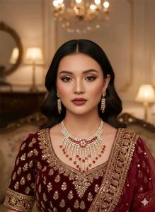 new Red & White Jewelry Set