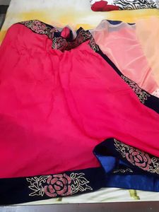 Elegant Embroidered Indian Saree